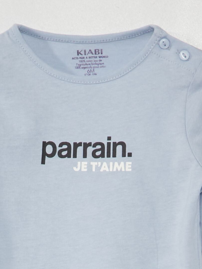 T-shirt met lange mouwen - BLAUW