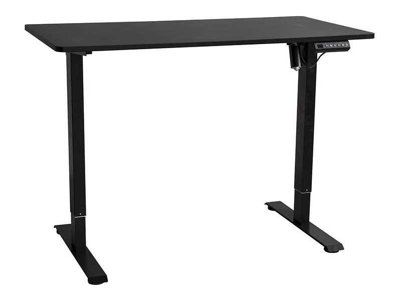 Biurko gamingowe Emil 2 z elektryczną regulacją 120 cm czarne