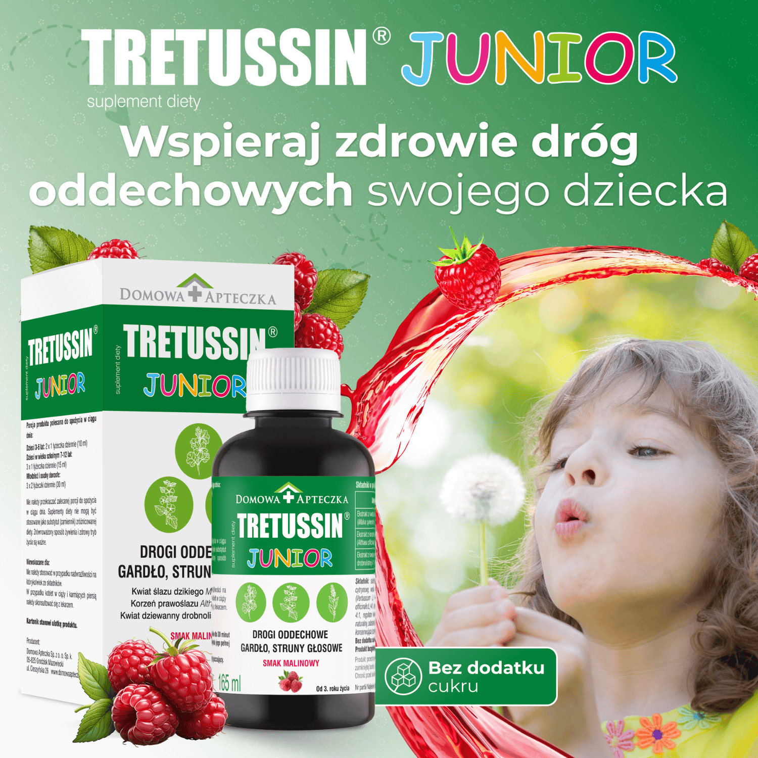 Tretussin Junior pirmās palīdzības komplekts mājās