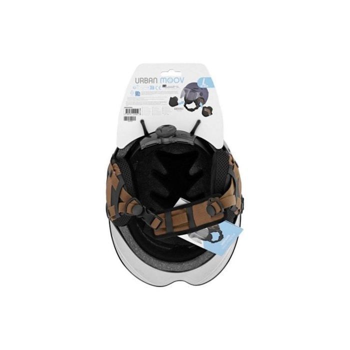 Casque de Protection - T'nB - Urban Moov - Visière Anti-Rayures - Cache-Oreilles Détachables - Taille L