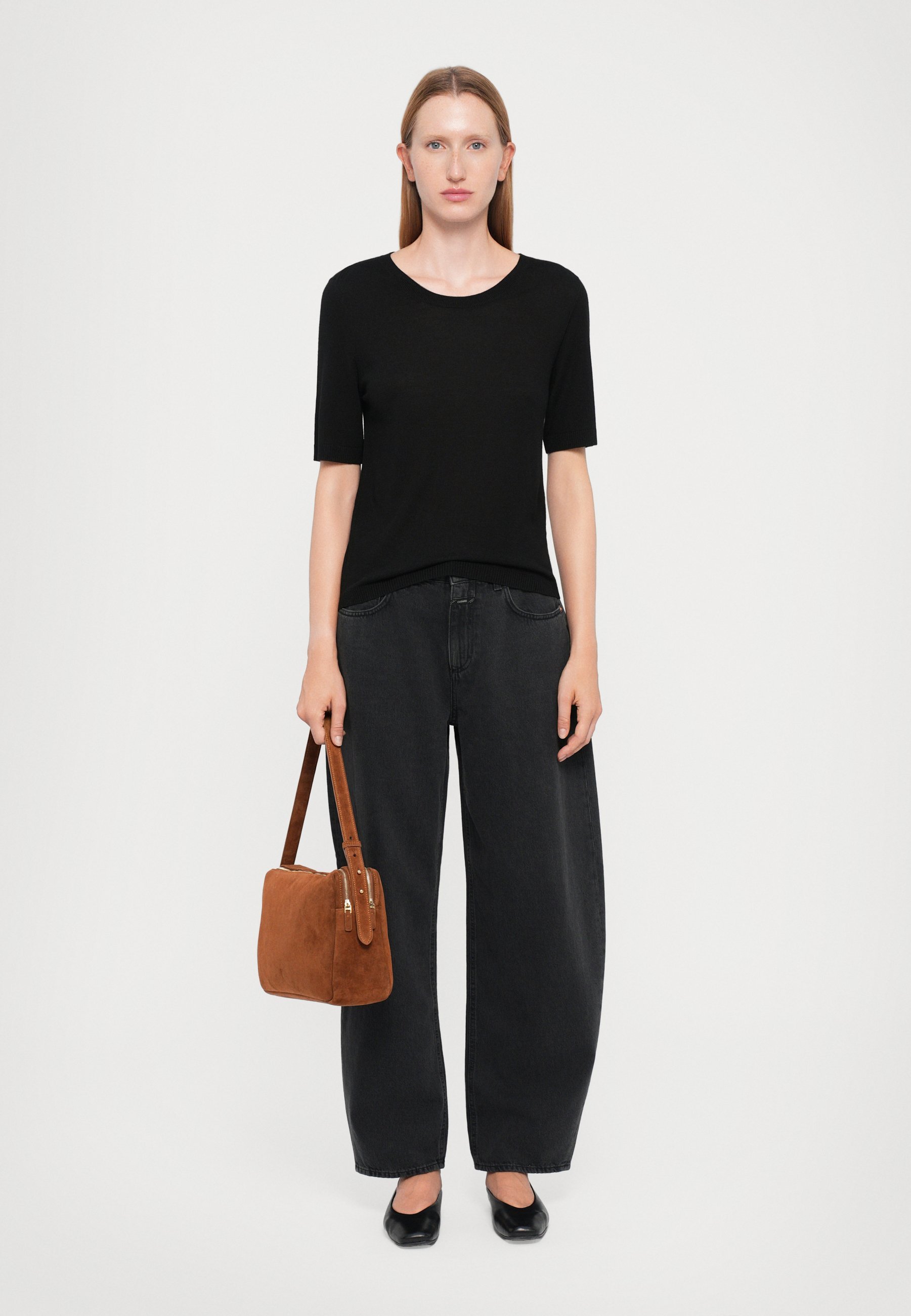 Elleme TROUSSE LARGE - Handtas - cognac