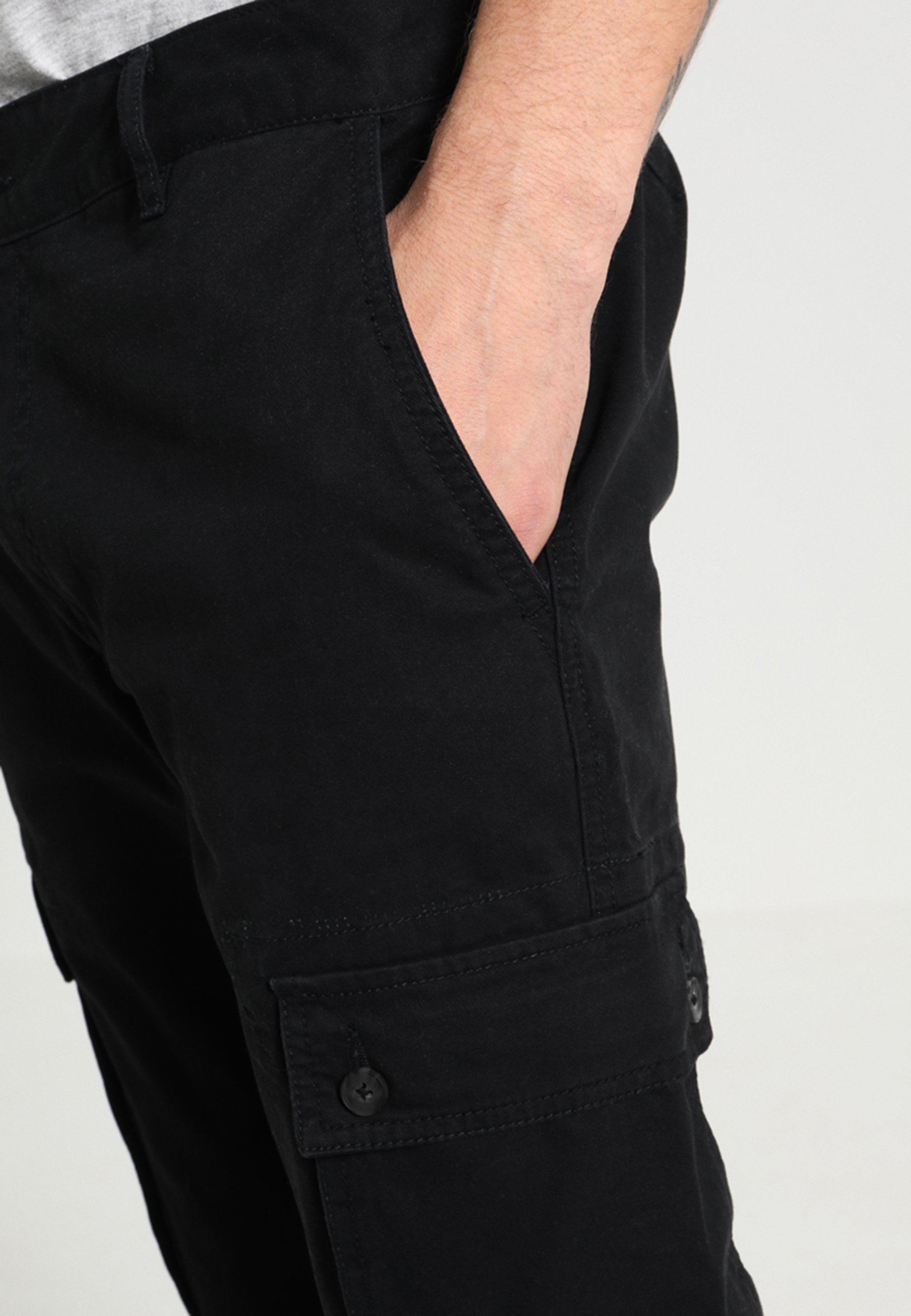Pantalon cargo Pier One - noir