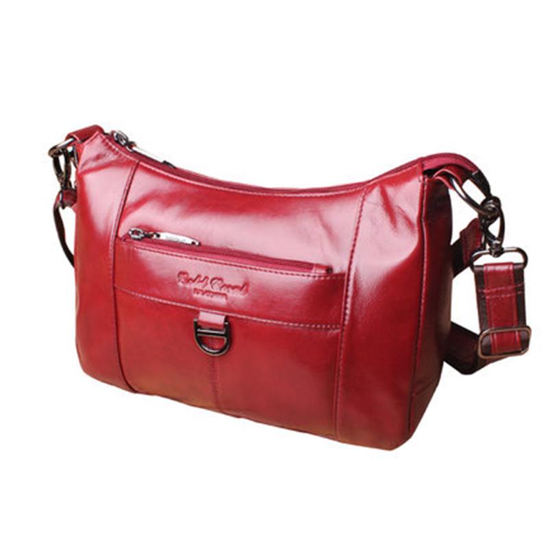 Borsa a tracolla da donna in vera pelle, ideale per lo shopping, modello Hobo, da viaggio.