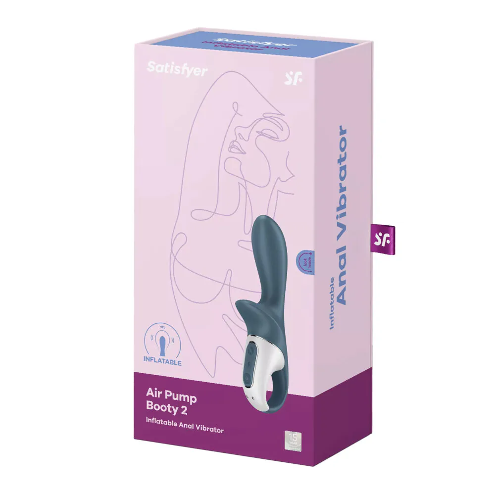 Satisfyer Masażer Air Pump BootyDark Grey