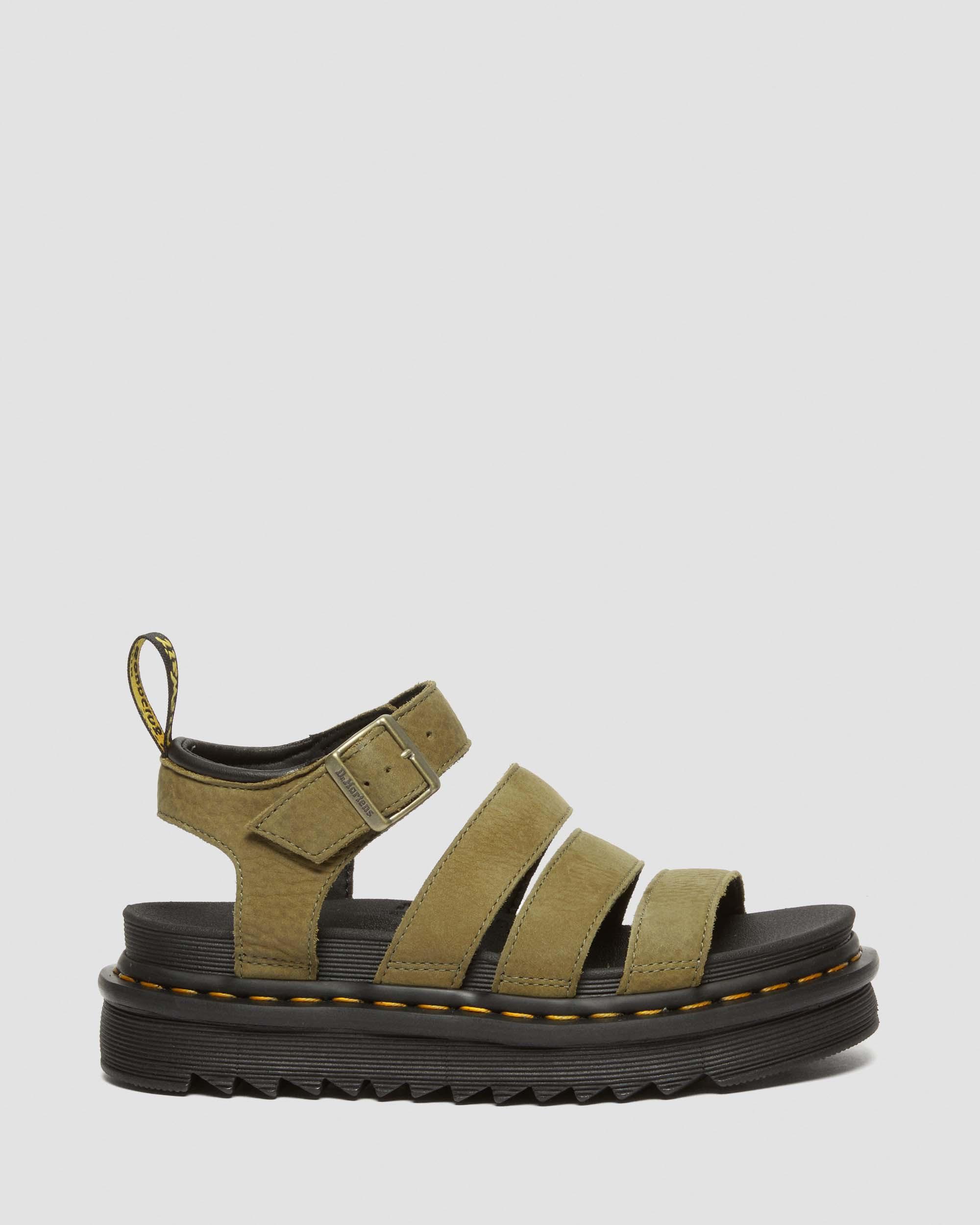 Blaire Tumbled Nubuck Leder Sandalen
