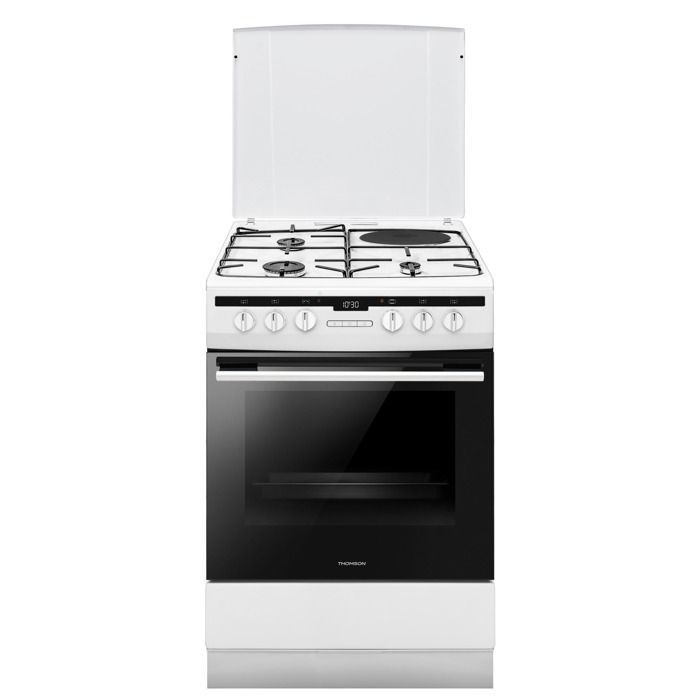 Cuisinière mixte Thomson TMMP63.3WH blanche