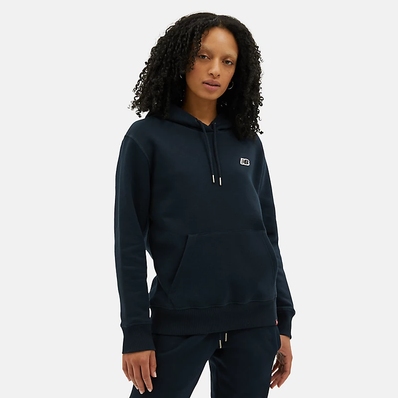 Damskie bluzy z kapturem NB z małym logo - ECLIPSE