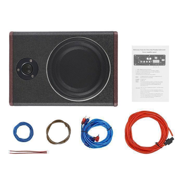 8-inch auto-audiosubwoofer met 600W versterker
