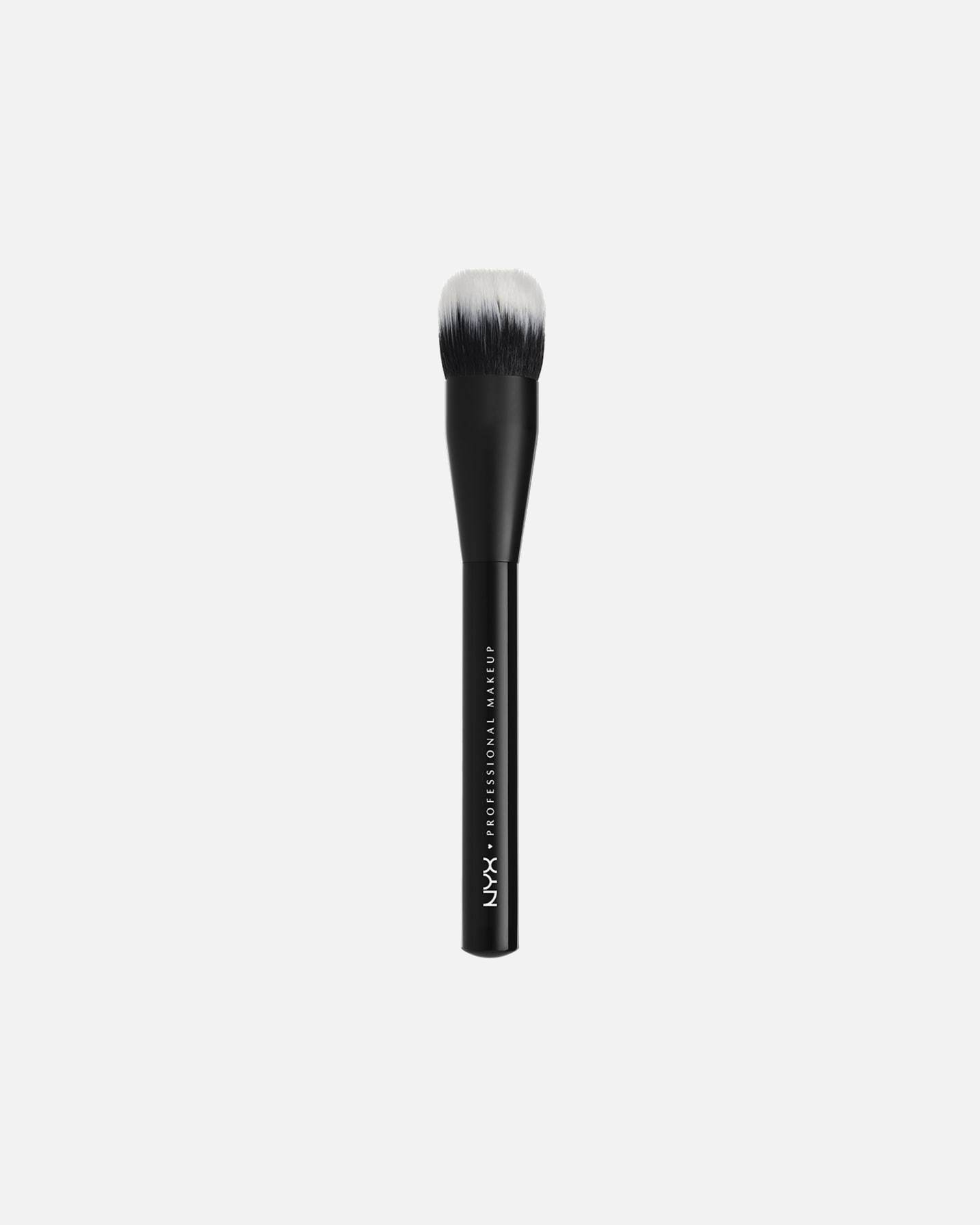 NYX Professional Makeup Foundation Brush Pro Brush Dvigubo pluošto makiažo pagrindas - 1 vnt.