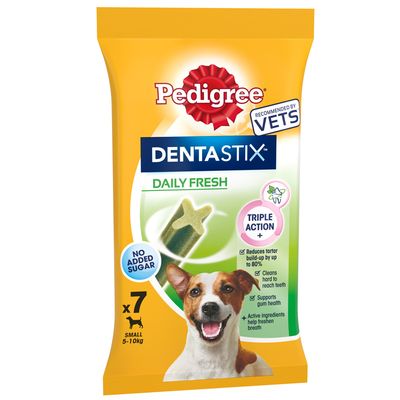 Pedigree Dentastix Fresh - Tägliche Zahnpflege für kleine Hunde (5-10 kg)