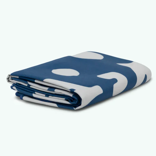Cabaia Asciugamano rettangolare in microfibra blu Myrtle Beach