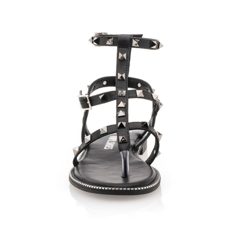 Chanclas negras para mujer / Sandalias de dedo