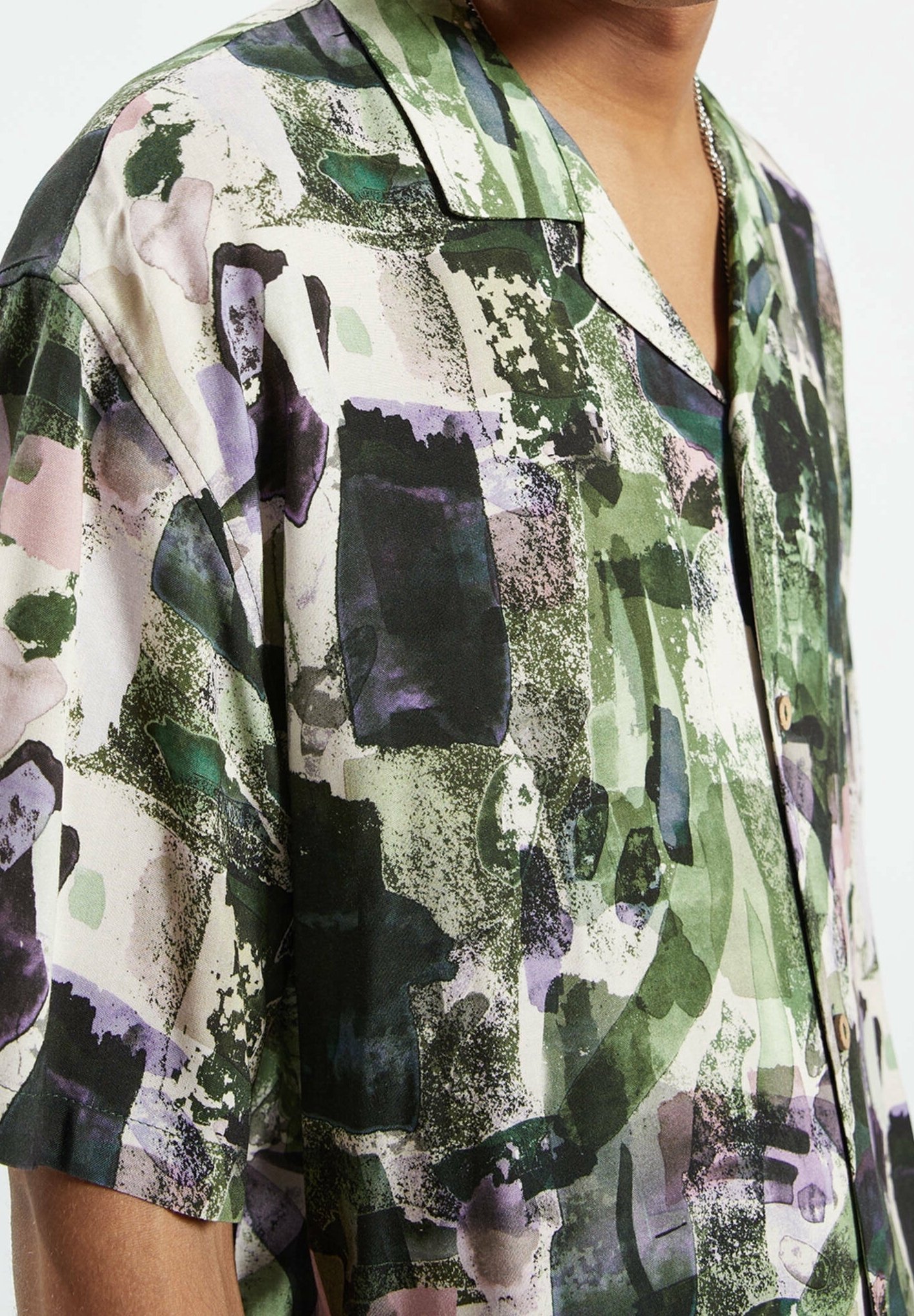 PULL&BEAR särk - kirju must
