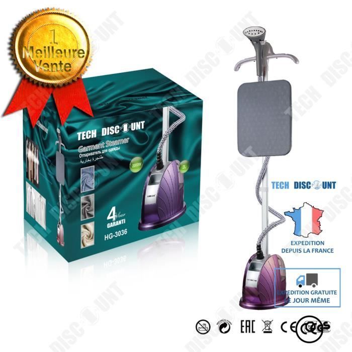 Machine à repasser à main - TD® - Haute puissance - 2000W - Réservoir 2L - Verticale