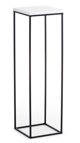 Kwietnik stojący 80 cm BasicLoft biały