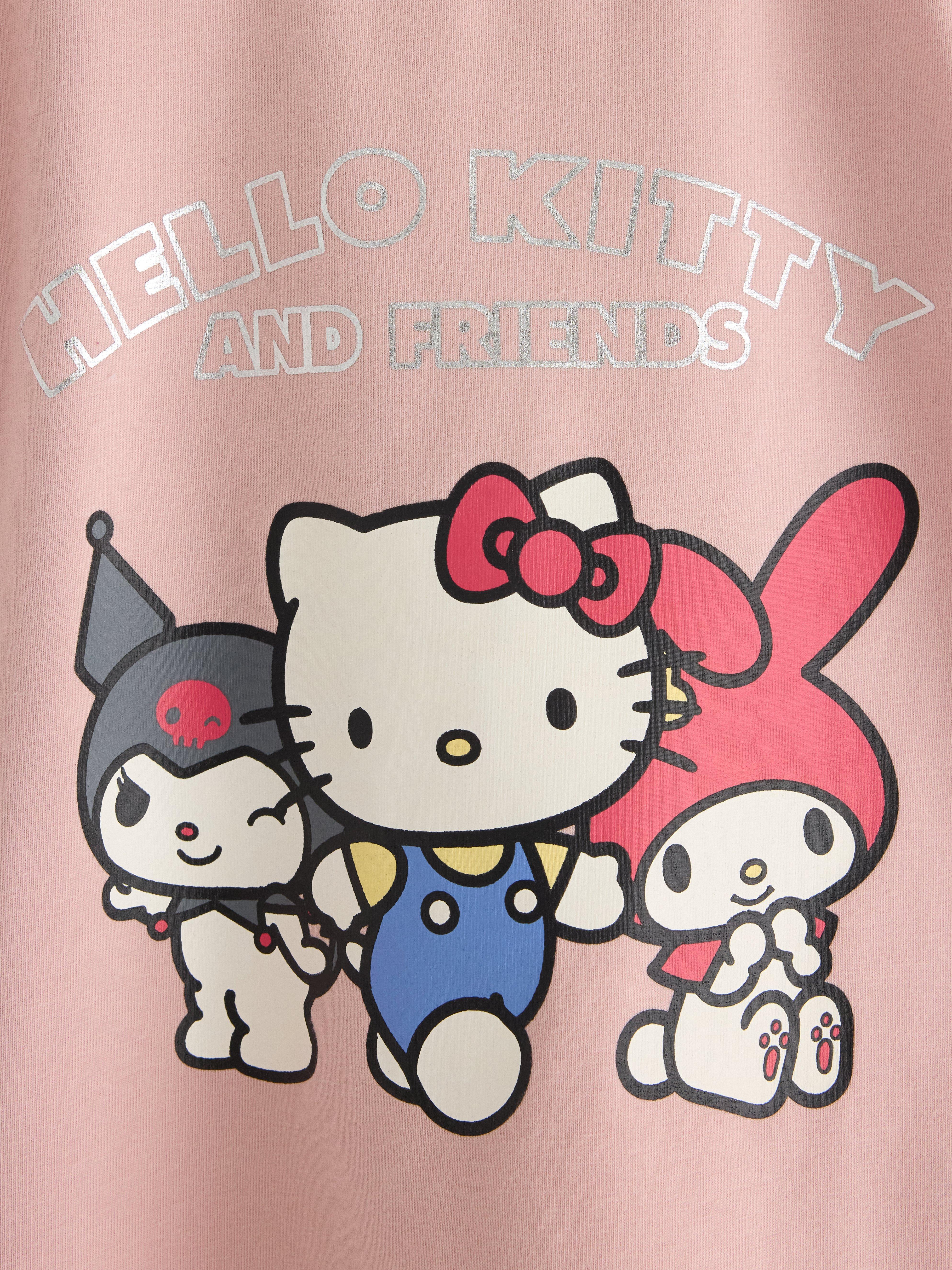 Blusa de manga comprida Hello Kitty rosa-claro