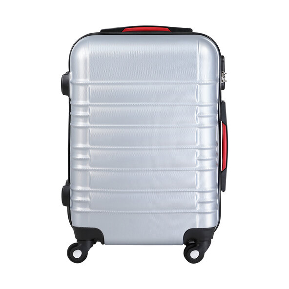 Baseline hard-shell suitcase set, 4-piece, 34-120 l, silver