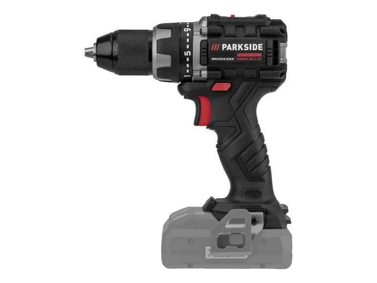 PARKSIDE PERFORMANCE® akkuporakone/ruuvinväännin (akku ja laturi eivät sisälly), 20 V