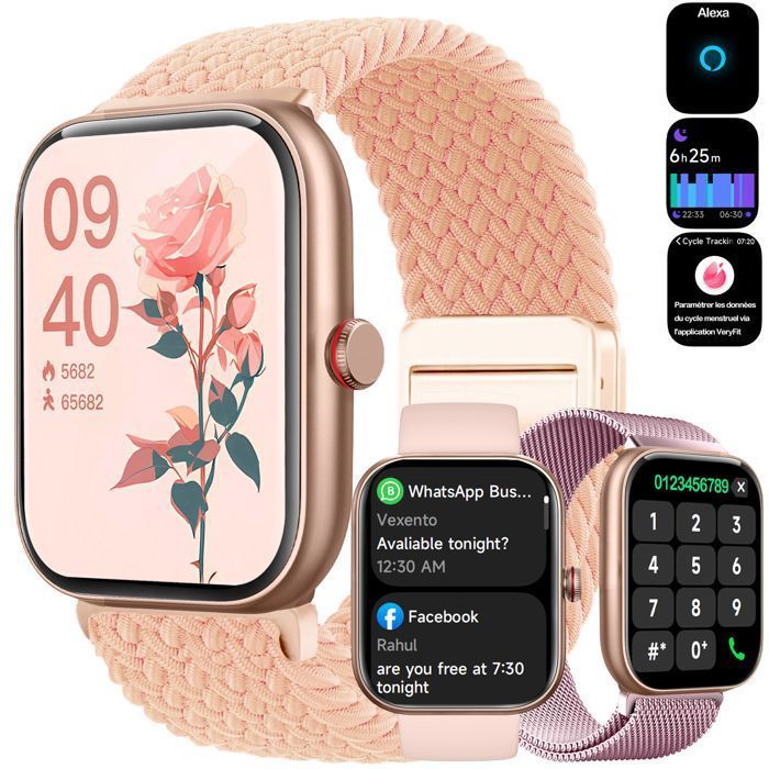 Reloj inteligente WENZYLIQUOX - ATS3085L - Pantalla de 1,91