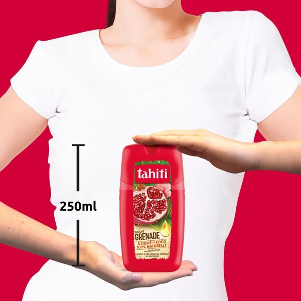 Gel za prhanje z granatnim jabolkom in kokosovim oljem Tahiti<br>250 ml - Normalna koža