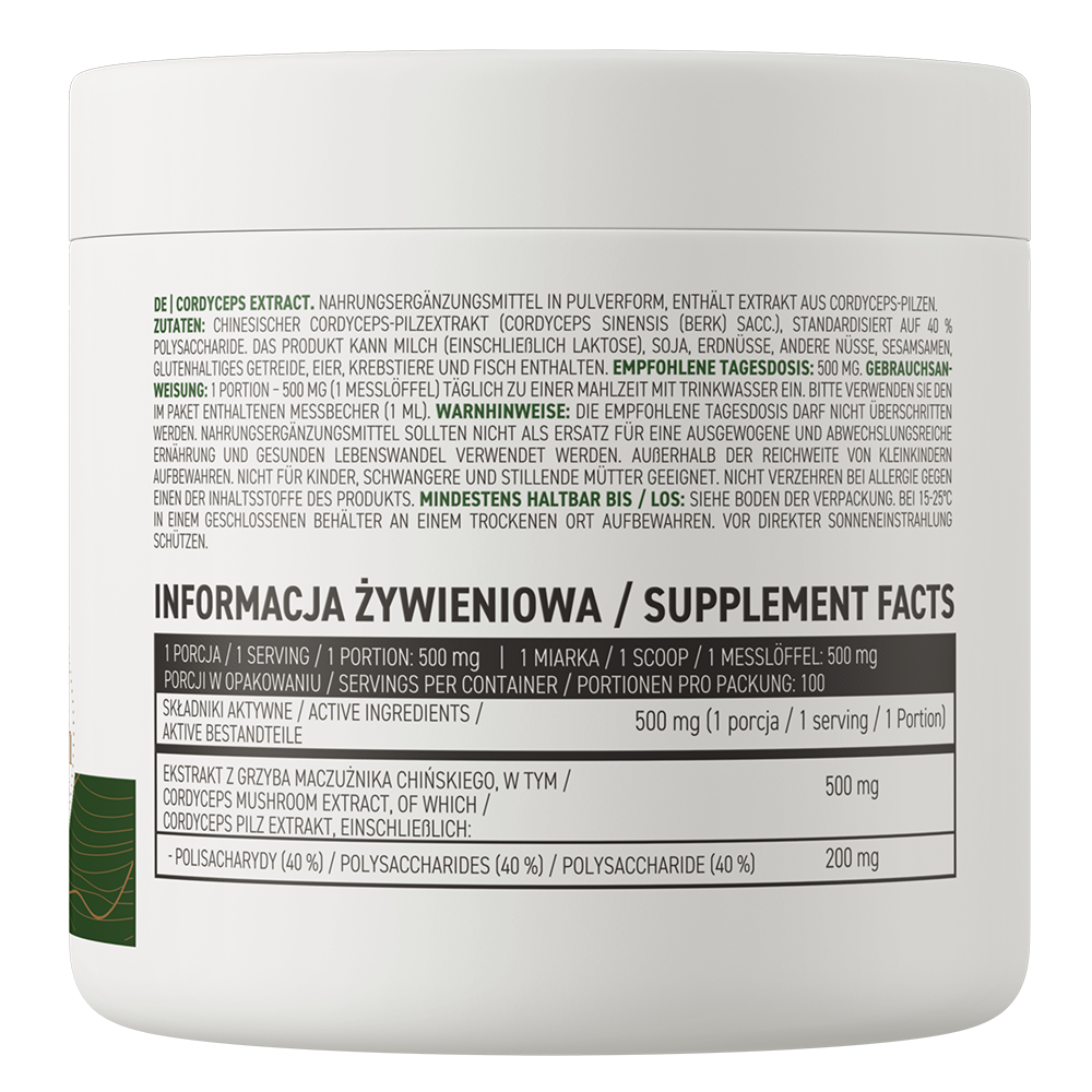 Extracto de hongo Cordyceps chino OstroVit