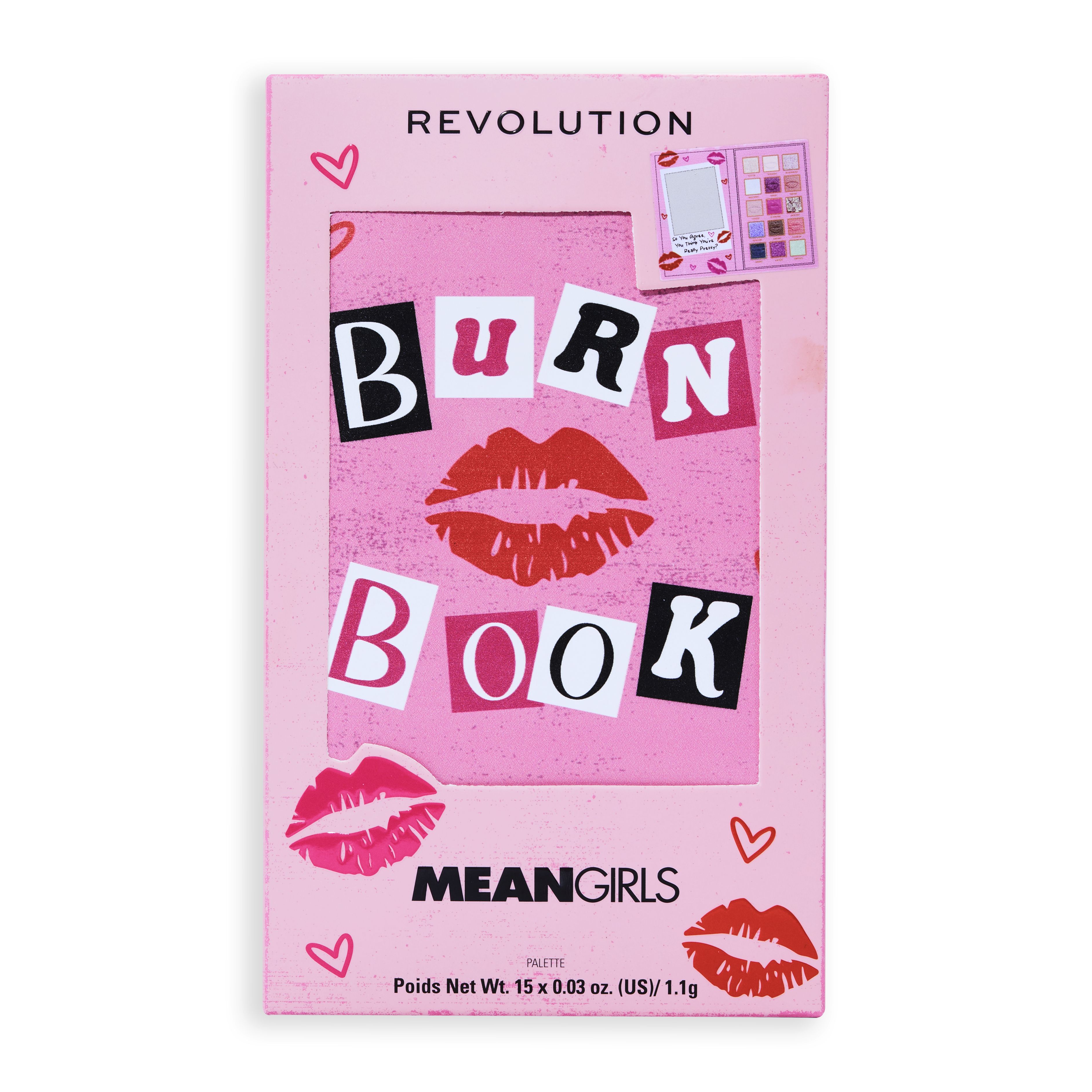 Paleta sjenila za oči Means Girls Burn Book Palete sjenila za oči i šminka
