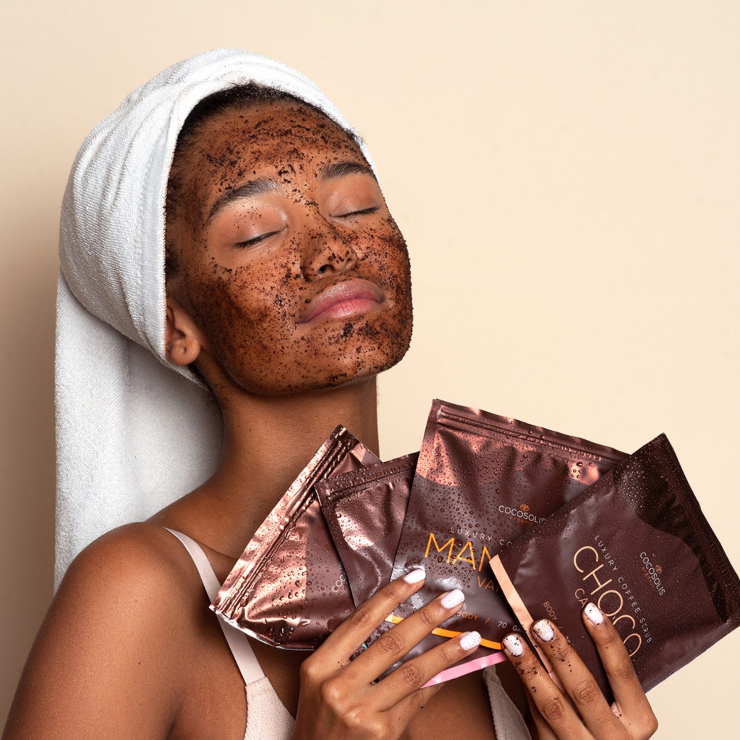 Cocosolis Set de gommages au café 4 x 70gr