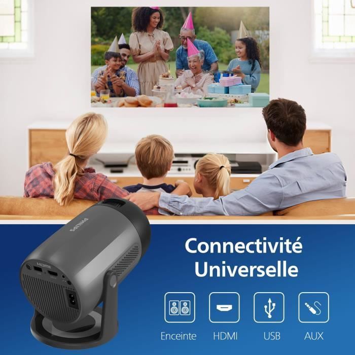 Videoproiettore - PHILIPS - NEOPIX 150 - FHD 1080p - 80 pollici - Nero