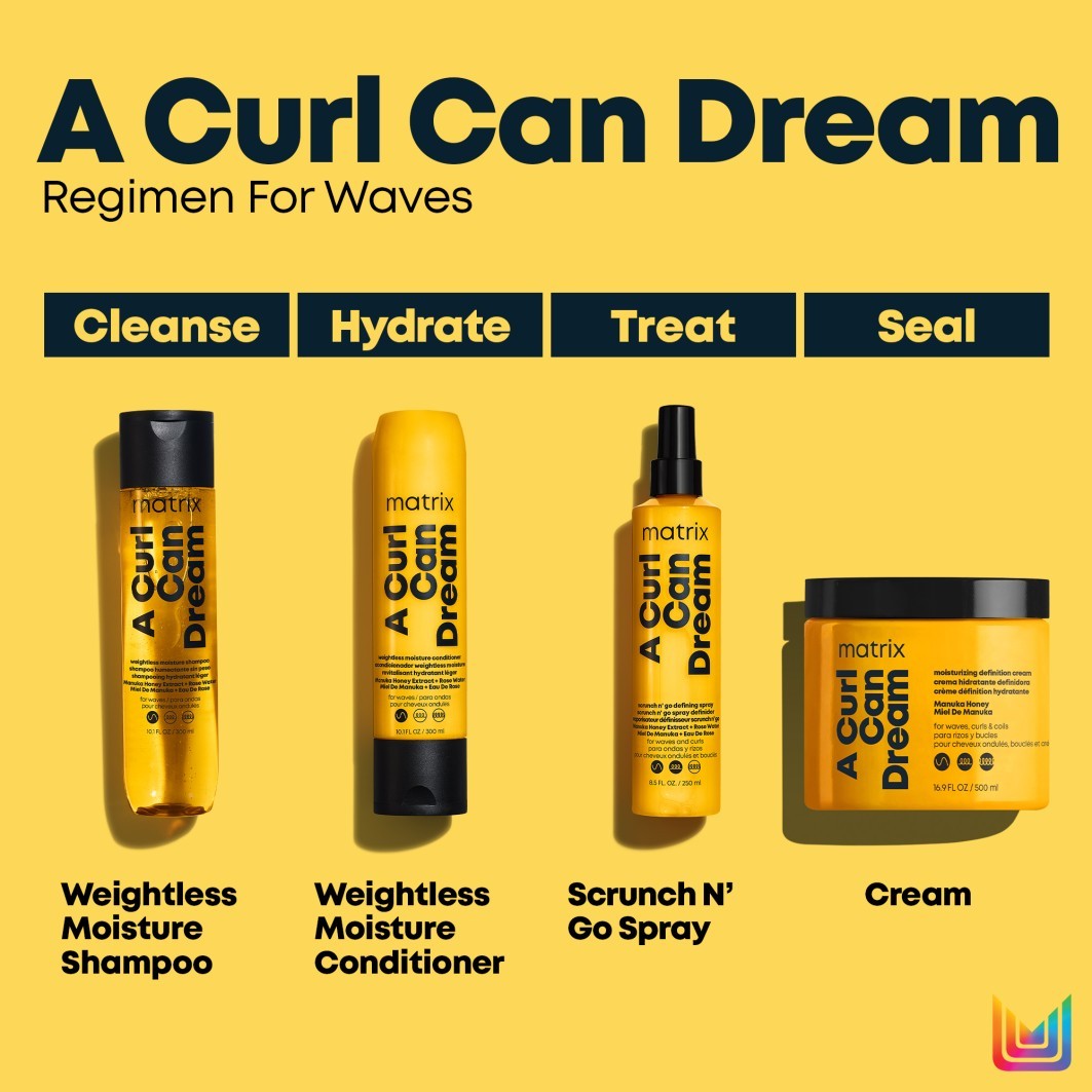 Matrix regenerator bez ispiranja, sprej za definiranje kose A Curl Can Dream Scrunch 'n Go – 250 ml