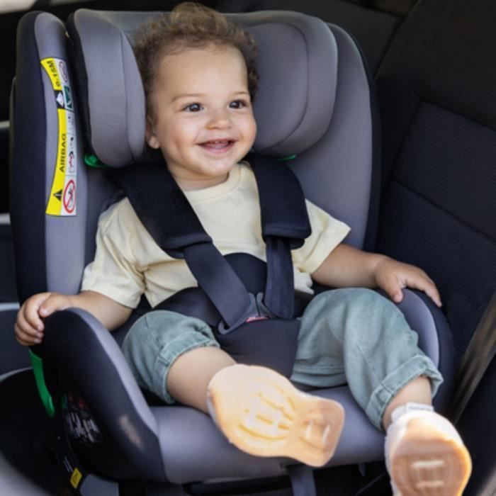 Seggiolino auto convertibile girevole a 360° BEBECONFORT EvolveFix Plus i-Size - Grigio