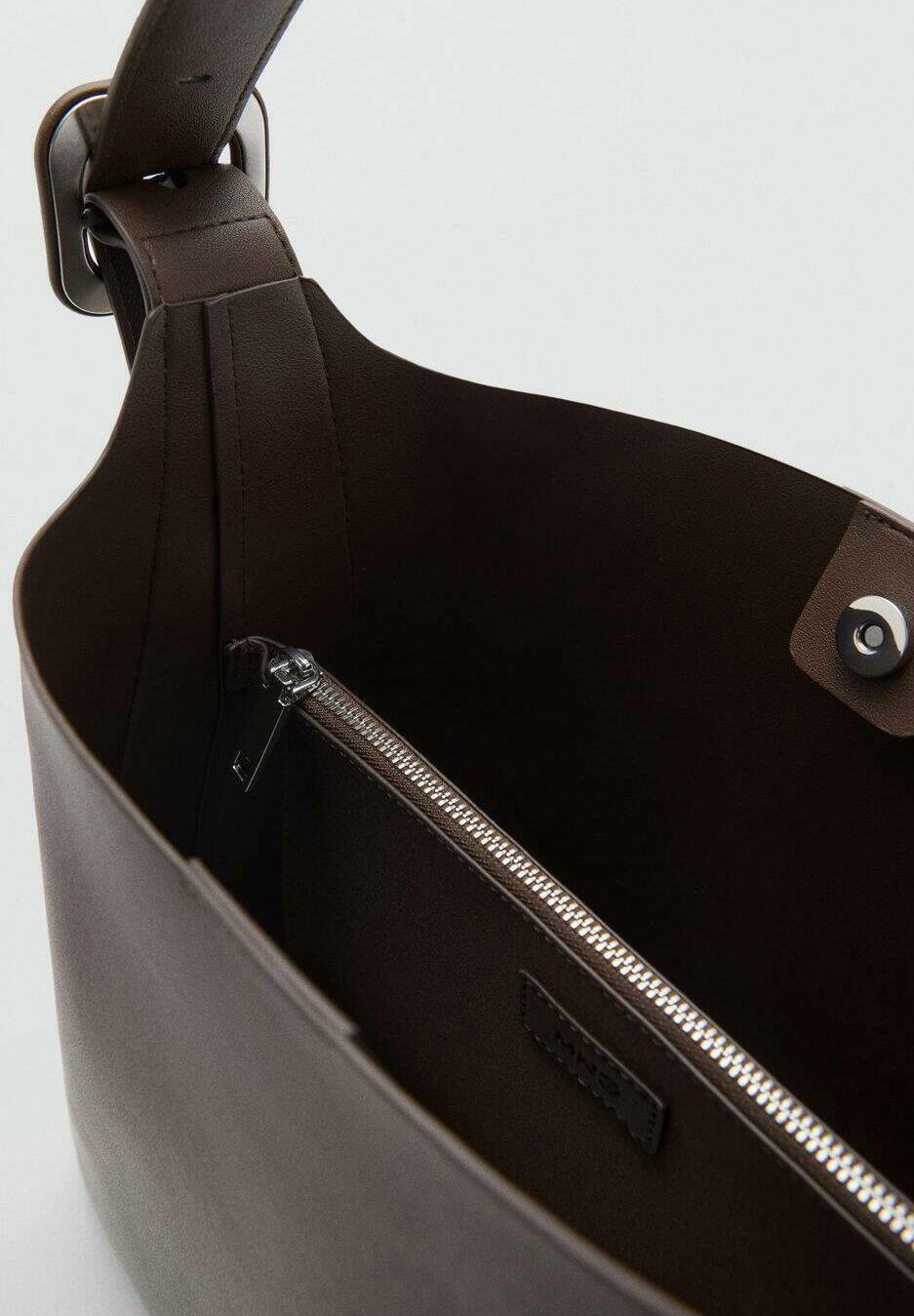 Mango SEAU BOUCLE - Bolsa - marrom