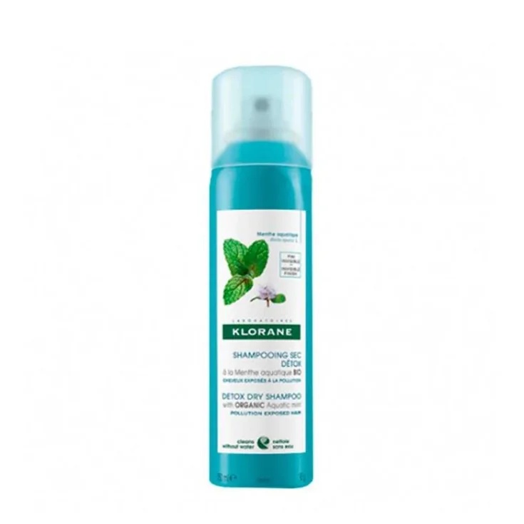 KLORANE Shampoo Seco Aquatic Mint 50 ml Todos os tipos de cabelo
