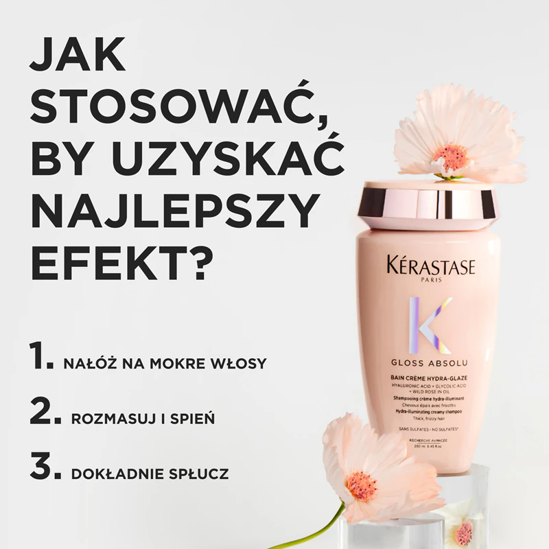 Shampoo de banho Kérastase Gloss Absolu para brilho e maciez dos cabelos
