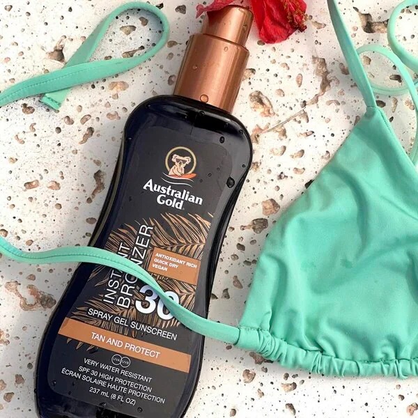 Аустралијски златни инстант бронзер са SPF30 спреј гел за сунчање<br>237ml