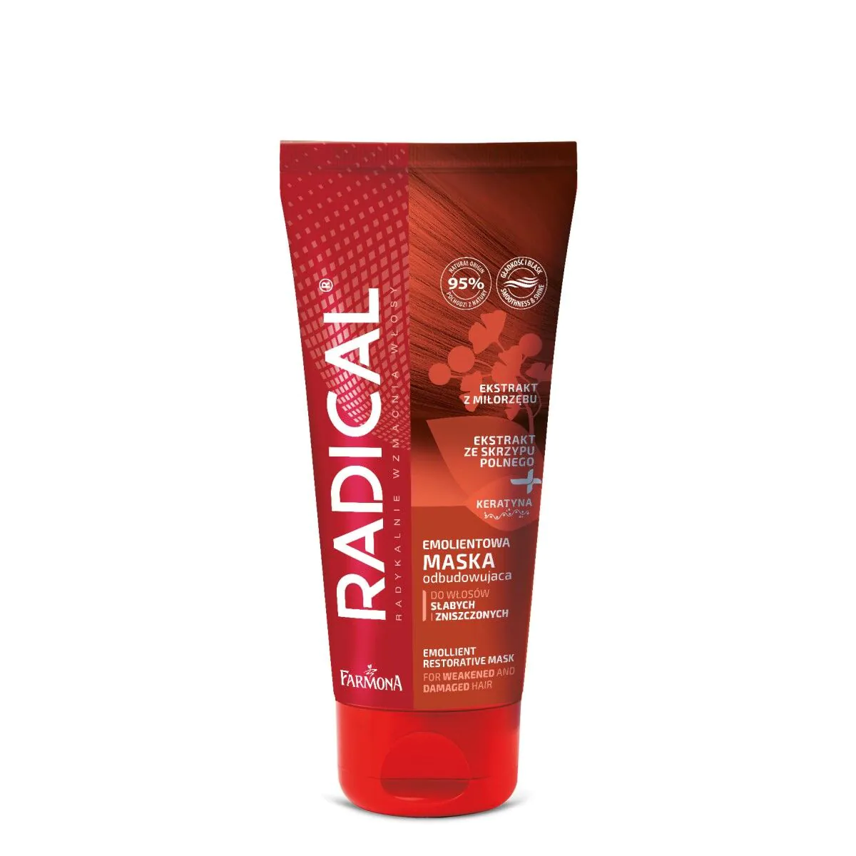 Radical Emolientowa, odbudowująca Maska do włosów 100 ml
