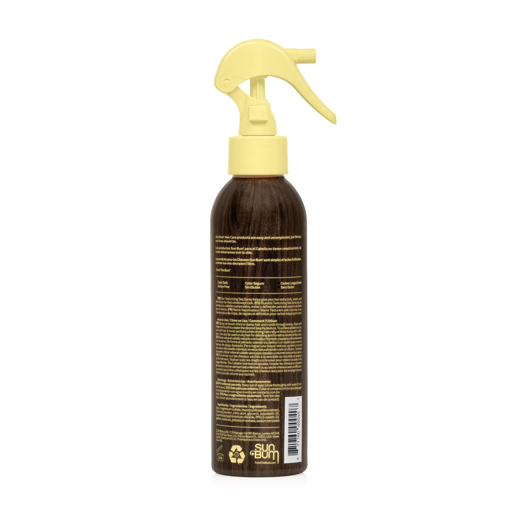 Hair Care Texturizing Sea Spray - Spray Capelli Styling & Finish, Trattamento Protezione Solare Capelli