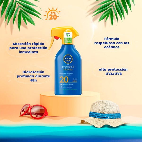 Skydds- och återfuktningsspray SPF 20 | 270 ml