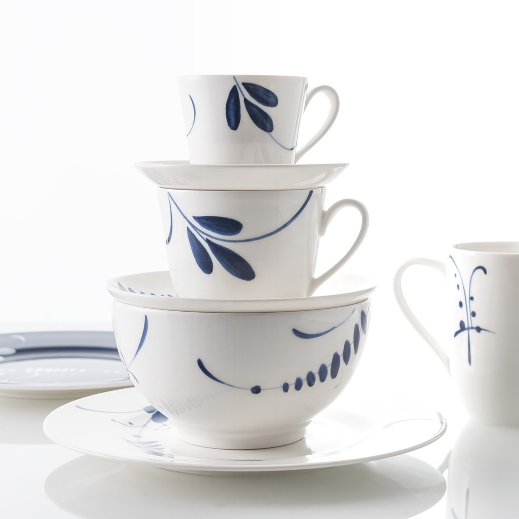 Šálek s podšálkem Villeroy & Boch Mocha Vieux Luxembourg Brindille - 1 kus