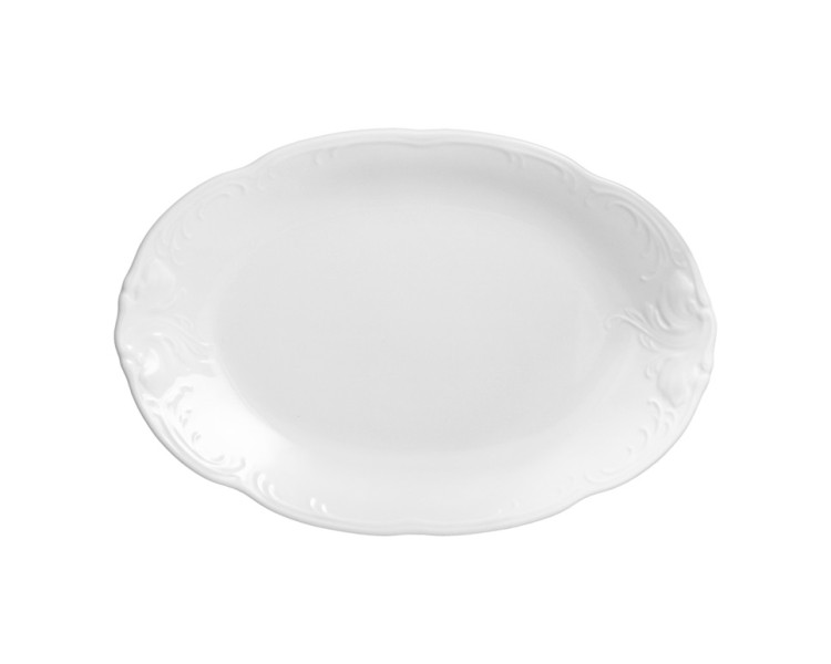 Półmisek owalny 33 cm Fryderyka Biała C001