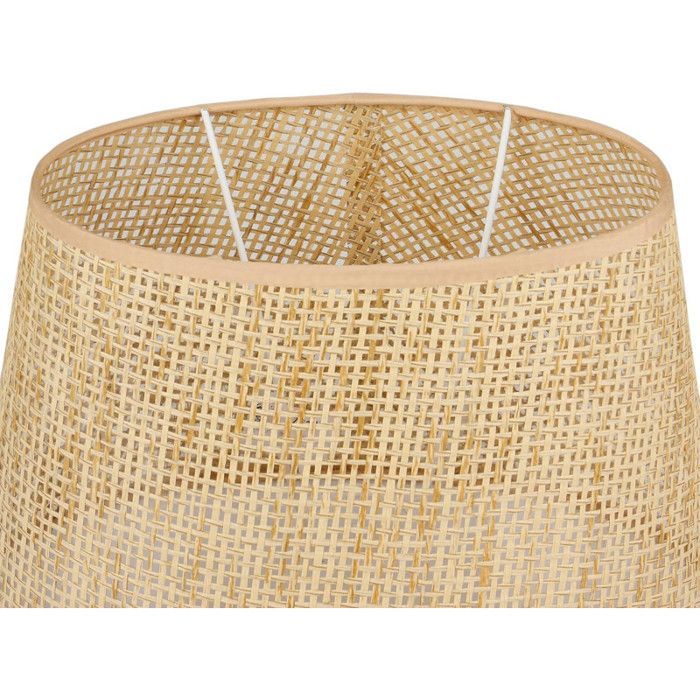 Abat-jour - Ovale - Rotin/cannage - Naturel - 31cm diamètre - Pour lampe - Salon - Chambre