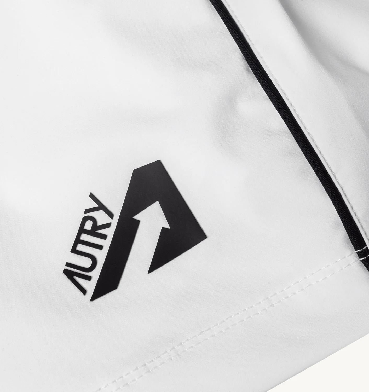 PANTALONI ȘORT DE TENIS ALBI CU BRINDURI CONTRASTANTE