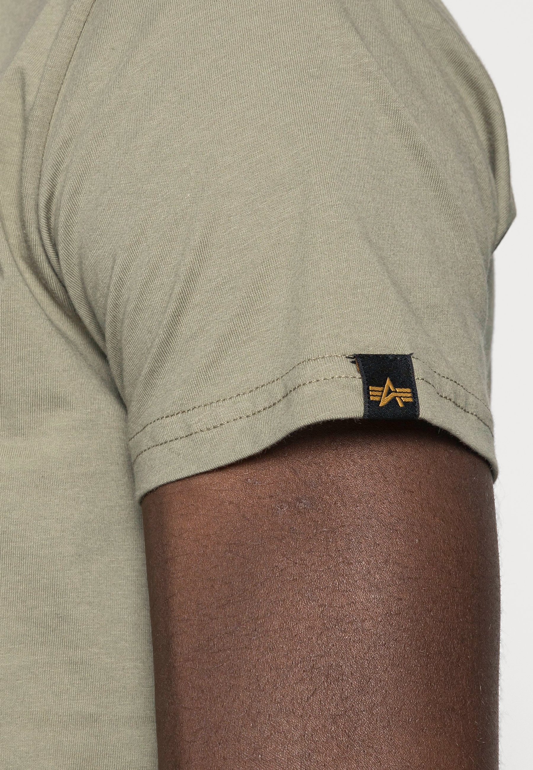 Alpha Industries T-shirt met print - olijfgroen