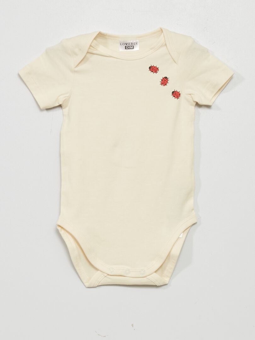 Set van 3 'DIM'-bodysuits - BEIGE