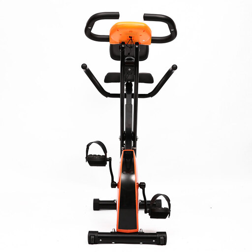 Vélo d'exercice pliable avec dossier
