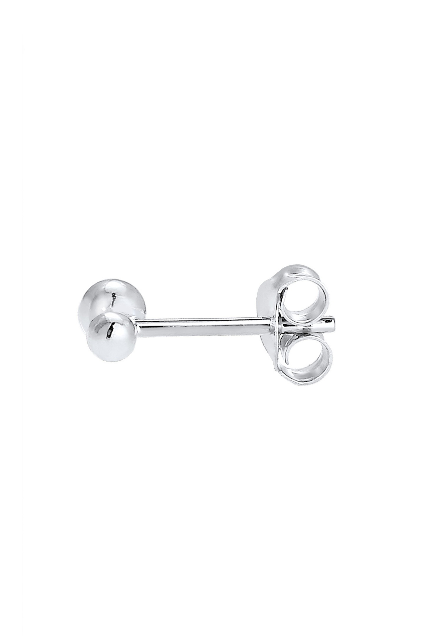 Elli Femmes clous d'oreilles boule géo pièce unique avec cristaux en argent sterling 925