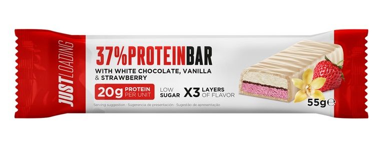 Протеинска плочица ProteinBar од ваниле и јагоде са белом чоколадом Пре тренинга