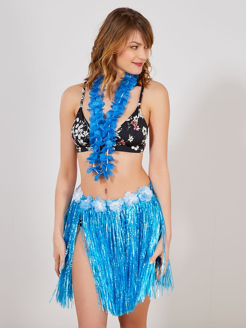 Accesorio para falda hawaiana - azul