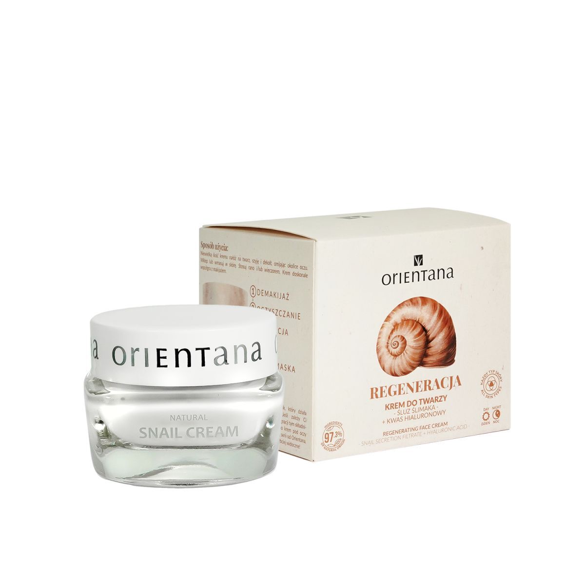 Orientana gezichtscrème met slakkenslijm 50 ml