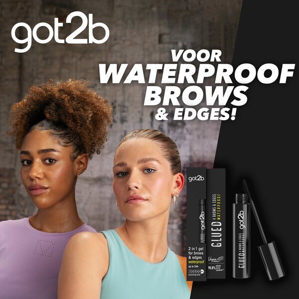 Got2b Glued 4 Brows & Edges vodoodporni 2-v-1 gel za obrvi in robove 16 ml