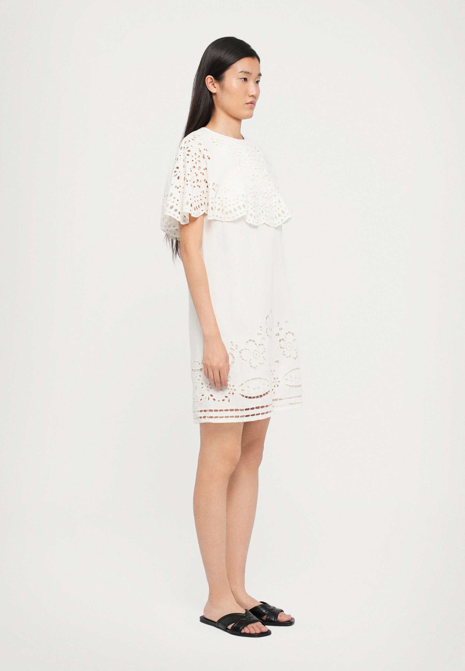 Vestido curto Sea LULA - Vestido para o dia a dia - branco